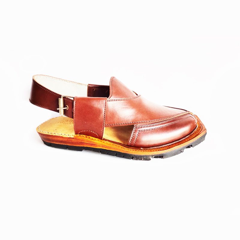Double Sole Brown Handmade Norozi